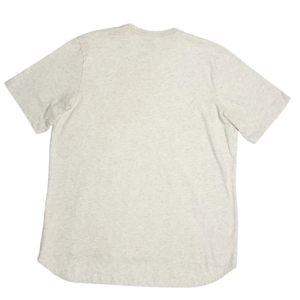 Adidas T Shirt Mens Medium Gray Logo Casual‎ Cotton Short Sleeve * Size:Large